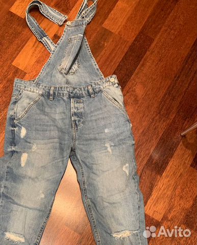 Комбинезон джинсовый