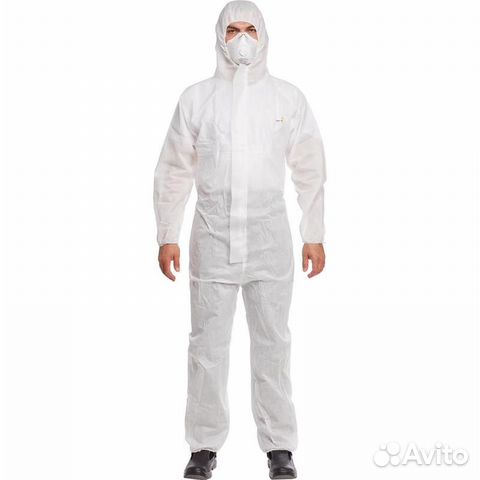 Комбинезон защитный одноразовый 60г Комбинезон защитный одноразовый 60г