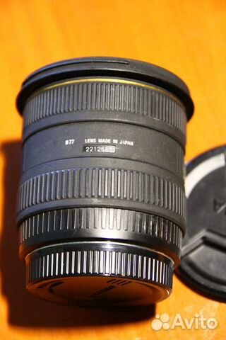 Объектив для Canon Sigma EX 10-20 f 4-5.6 DC HSM Объектив для Canon Sigma EX 10-20 f 4-5.6 DC HSM