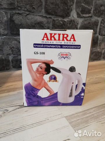 Отпариватель Akira новый