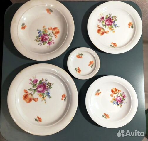 Столовый сервиз 6 персон 30 шт гдр Kahla GDR