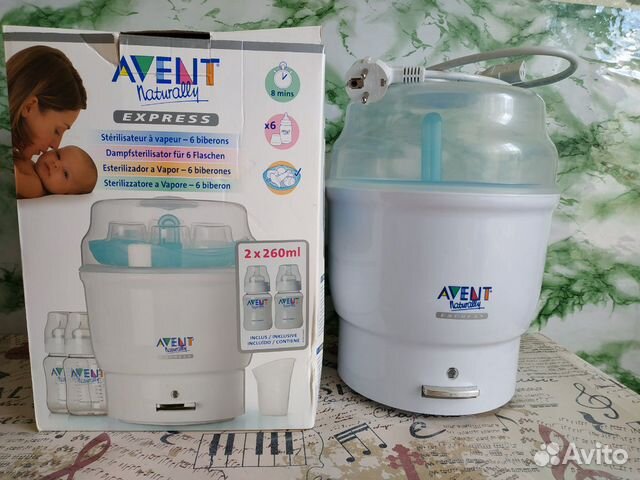 Стерилизатор Avent+бутылочка anti-colic Стерилизатор Avent+бутылочка anti-colic