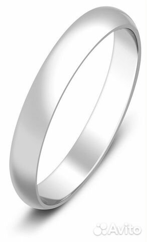Обручальное кольцо из золота Platina.950 Обручальное кольцо из золота Platina.950