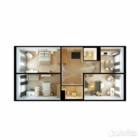 3-к квартира, 94.4 м², 5/14 эт.