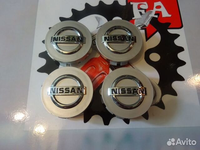 Колпачки колесных дисков nissan 70мм