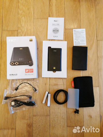 Усилитель цап FiiO Q1 Mark II + кожаный чехол