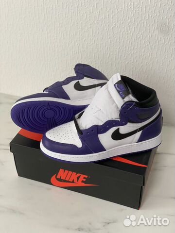 Nike Air Jordan 1 Court Purple 7,5 us Nike Air Jordan 1 Court Purple 7,5 us