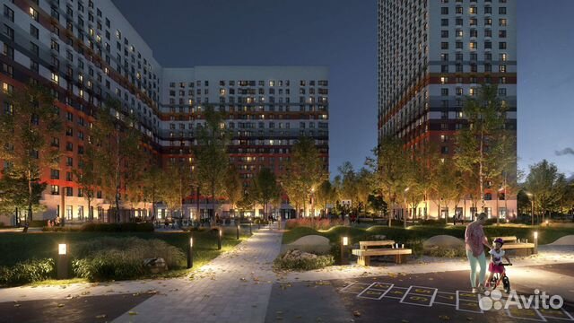 2-к квартира, 57.1 м², 28/33 эт.