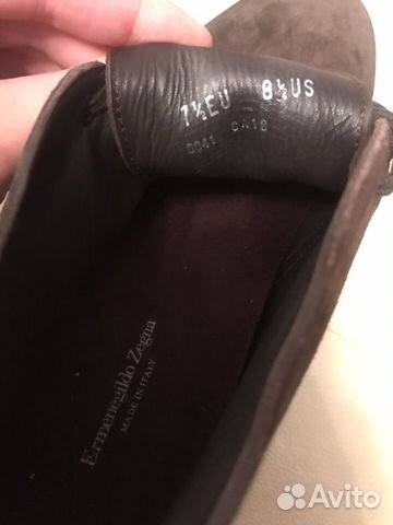 Полуботинки новые Ermenegildo Zegna 42 размер Полуботинки новые Ermenegildo Zegna 42 размер