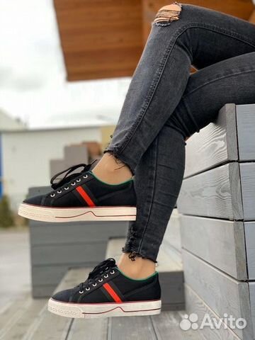 Кеды gucci Vulcan Гуччи кожаные