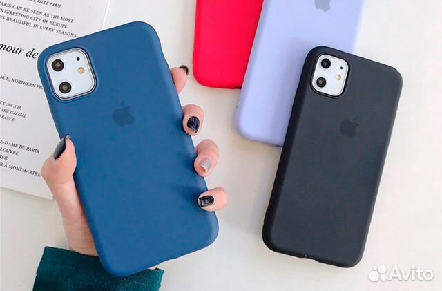84012373227 Чехол Silicone Cover Full Protective iPhone 11