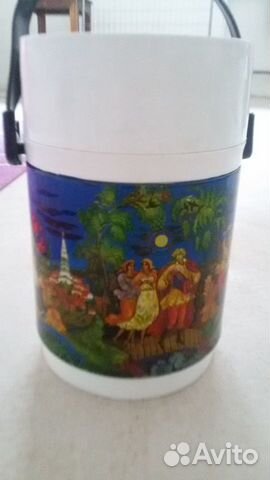 Герметичный термос с широким горлом