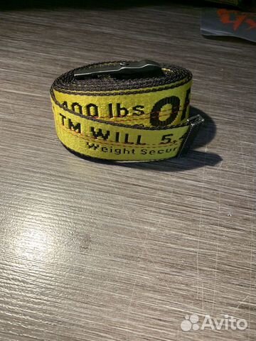 Ремень OFF-white industrial belt