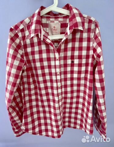 Женская рубашка в клетку Женская рубашка в клетку