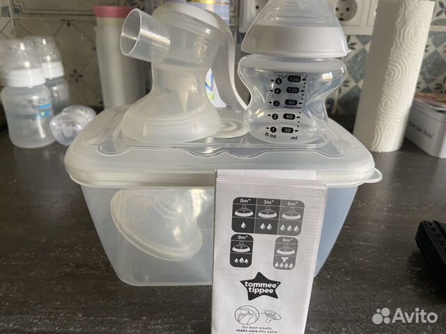 Ручной молокоотсос tommee tippee