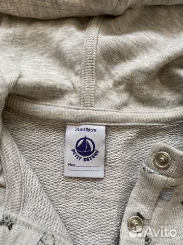 Худи толстовка Petit Bateau Худи толстовка Petit Bateau