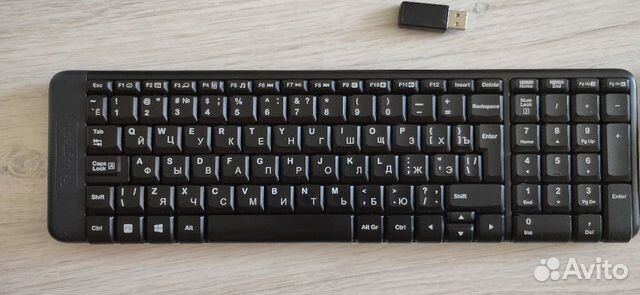 Беспроводная мышь и клавиатура Logitech