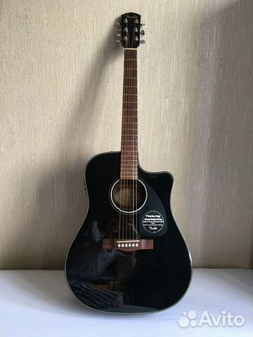 Электроакустическая гитара Fender CD-110CE BK