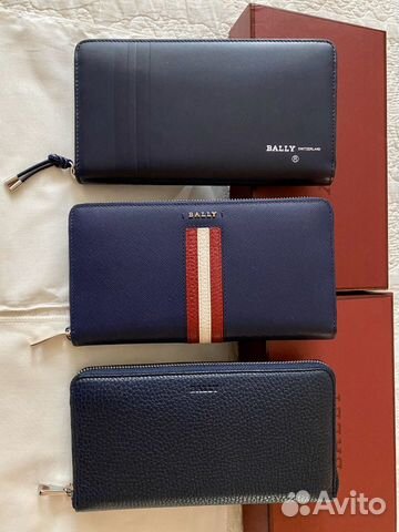 Новое портмоне Bally, Швейцария оригинал, синее Новое портмоне Bally, Швейцария оригинал, синее