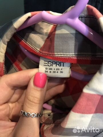Рубашка в клетку Esprit