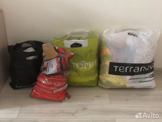 4 пакета вещей 4 пакета вещей