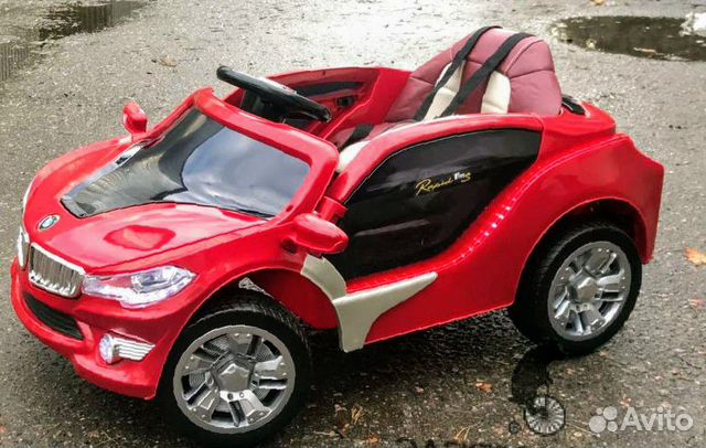 Детский электромобиль O002OO (бмв - BMW- красный) Детский электромобиль O002OO (бмв - BMW- красный)