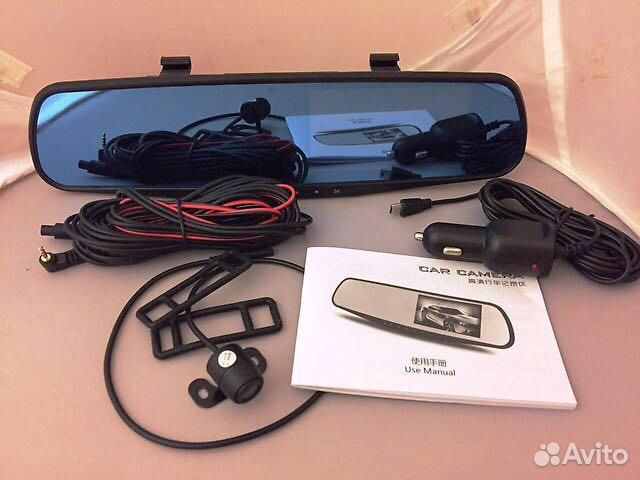 Зеркало регистратор с камерой заднего обзора