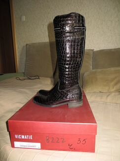 Сапоги осенние Vic Matie, разм. 35, б/у, нат.кожа