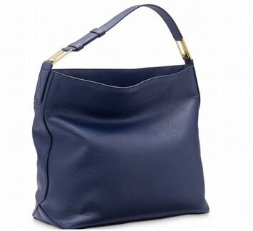 Сумка Lancel Max Синяя кожа оригинал тоут на плечо
