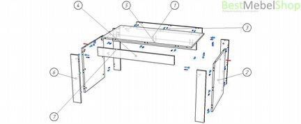 Журнальный столик Deko