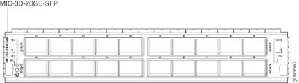 Интерфейсный модуль Juniper MIC-3D-20GE-SFP
