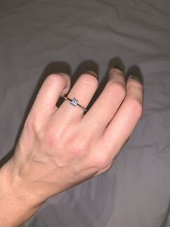 Кольцо Tiffany платина 0,37ct