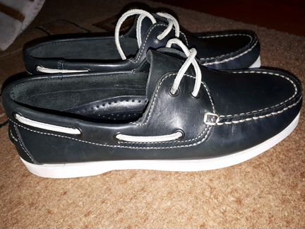 Мокасины-топсайдеры кожа оригинал41,42раз,Италия