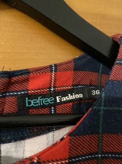 Платье Befree в шотландскую клетку