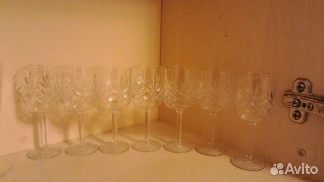 Фужеры, рюмки, стопки, салатники, подсвечники