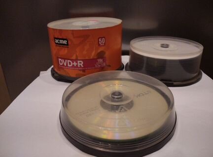 DVD, CD диски болванки