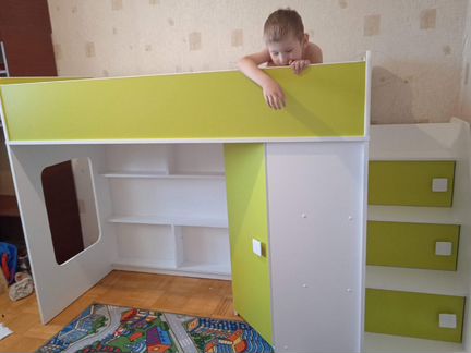 Кровать чердак