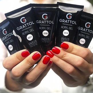 Акрил-гель Grattol Acryl Gel Graphite, графитовый