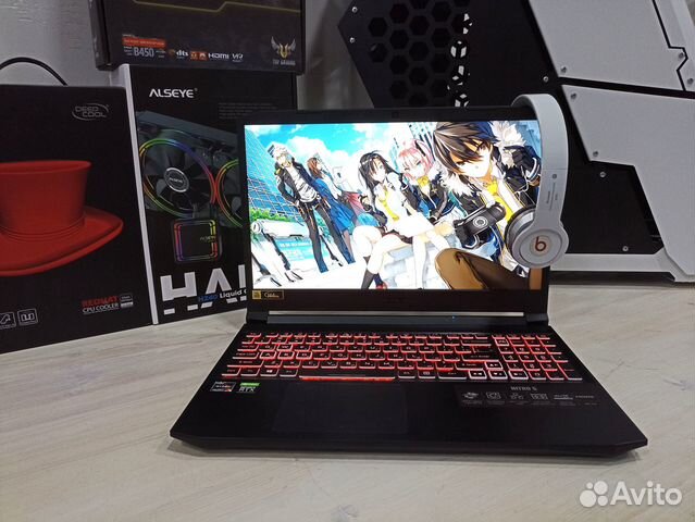 Игровой мощный ноутбук Acer Ryzen 7 5800H/RTX/144H