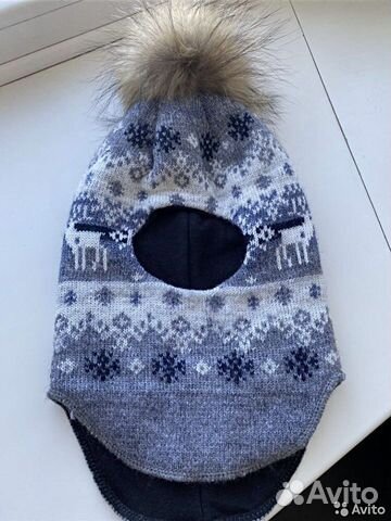 Шапка шлем зима 1-1,5 г