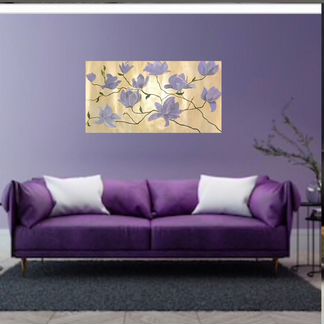 Картина маслом на холсте. «Цветы»