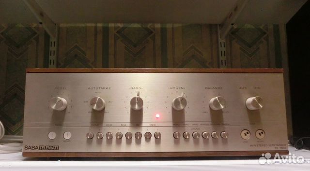 Усилитель Saba Telewatt TS 100A (1966г.)