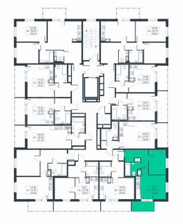 1-к. квартира, 36,6 м², 3/9 эт.