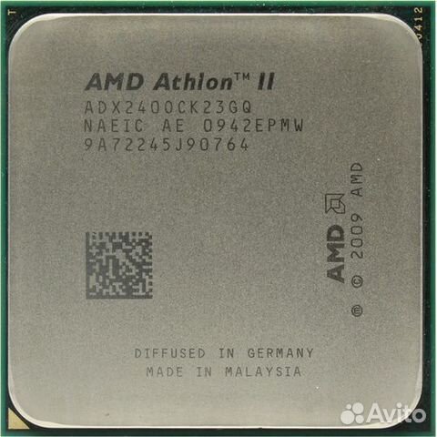 AMD Athlon II X2 240-2800 мгц (AM3, AM2 L2 2048Kb)