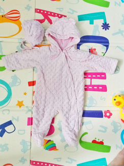 Комбинезон демисезонный с шапкой