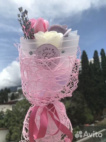 Эксклюзивный букет из мыльных роз