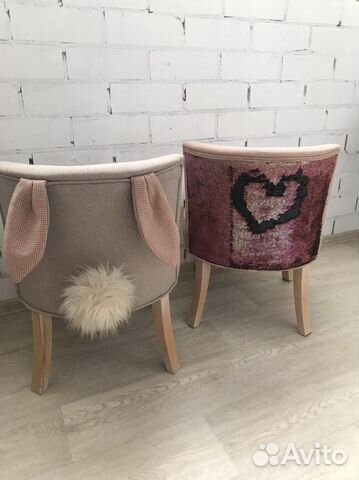 Деткий мягкий стул кресло