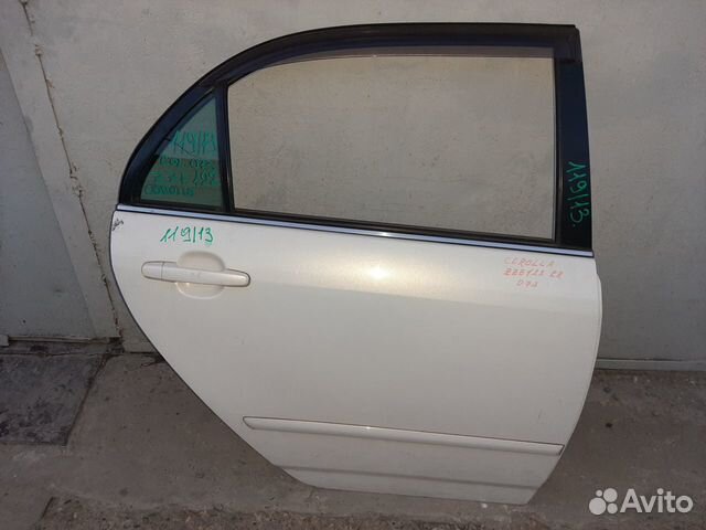 Дверь задняя правая тойота королла
