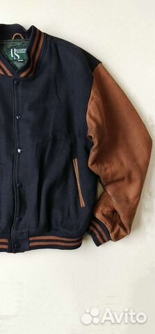 Varsity jacket vintage wool/leather USA