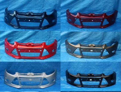 Бампер передний ford focus 3 (белый)